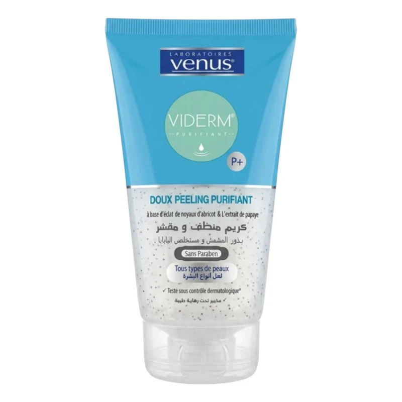 Venus Viderm Doux Peeling Purifant Sans Paraben Tous Types De Peaux
