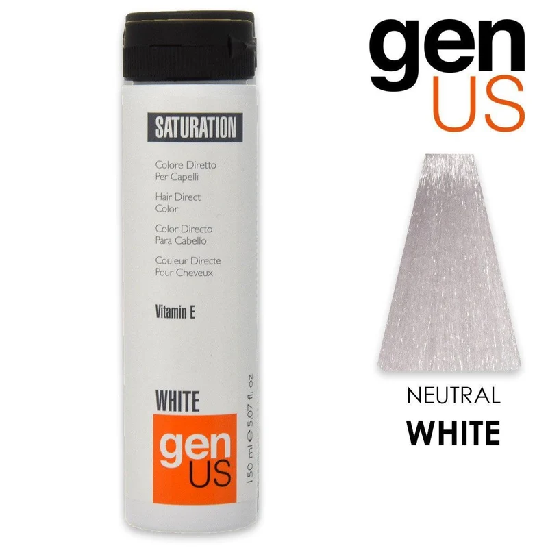 Genus Saturation Colore diretto capelli Bianco 150 ml — Colorante diretto