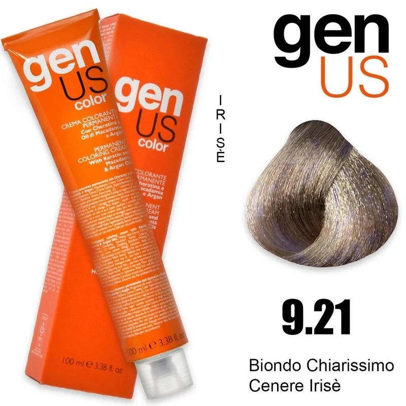 Genus Crema colorante permanente 9.21 100 ml — Tinta capelli