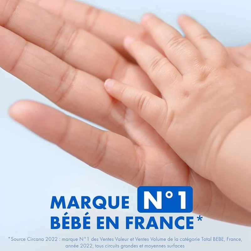 Mixa Bébé Eau Nettoyante Hydratante Sans Rincer Peaux Délicates Nourrissons