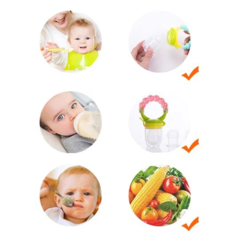 Ay Baby Sim Tetine Grignoteuse Bebe Sucette À Fruits Tétine D'Alimentation Pour Bébé