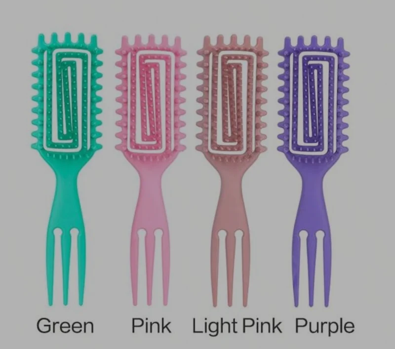 1 Paquet De Brosse Définissante Pour Cheveux Bouclés Brosse À Cheveux Aérée Nouvelle