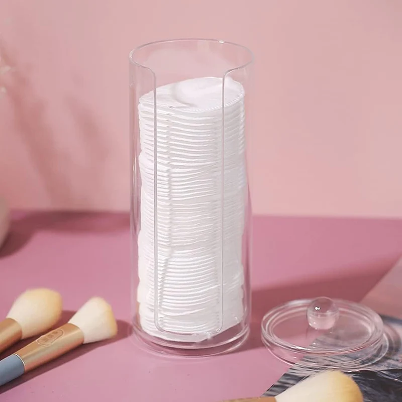 Cotg Lys Boîte De Rangement En Acrylique Pour Maquillage Tampons De Coton