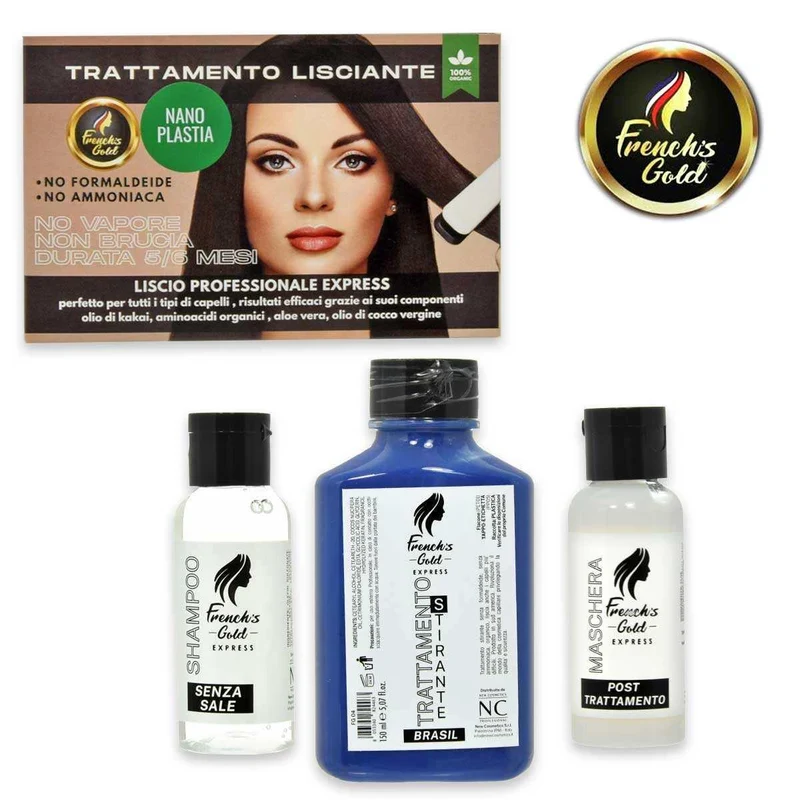 French's Gold Kit trattamento lisciante express monodose — Trattamento capelli