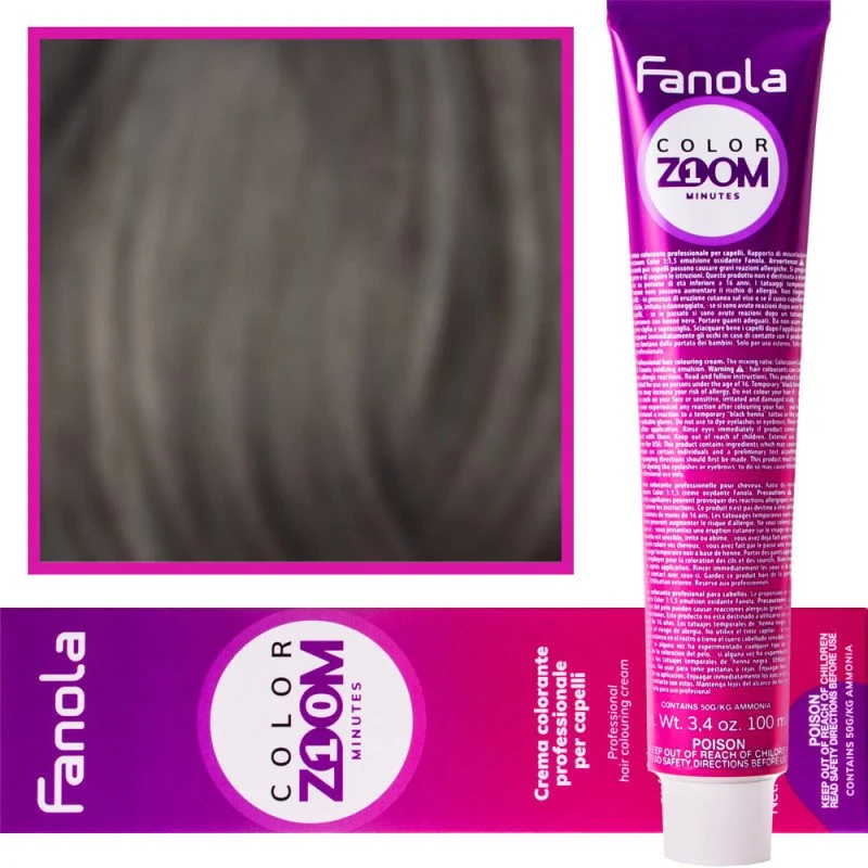 Fanola Colore Zoom Crema colorante per capelli 9.11 Biondo chiarissimo intensamente cenere 100 ml — Colorazione capelli