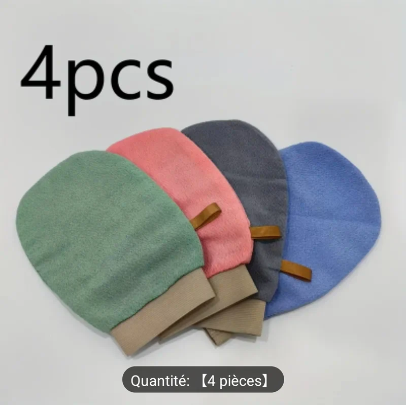 1 Pièce Gant De Bain Exfoliants Double Couche