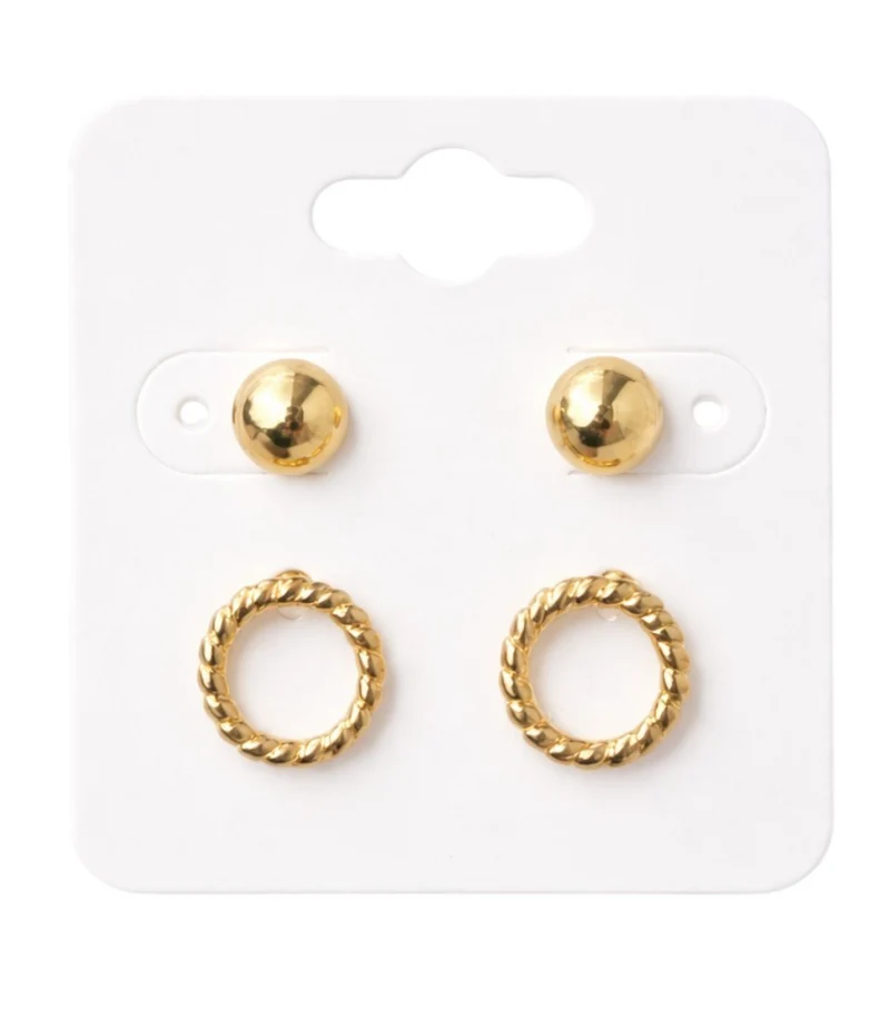 Duo Boucles Élégance Dorée Classique