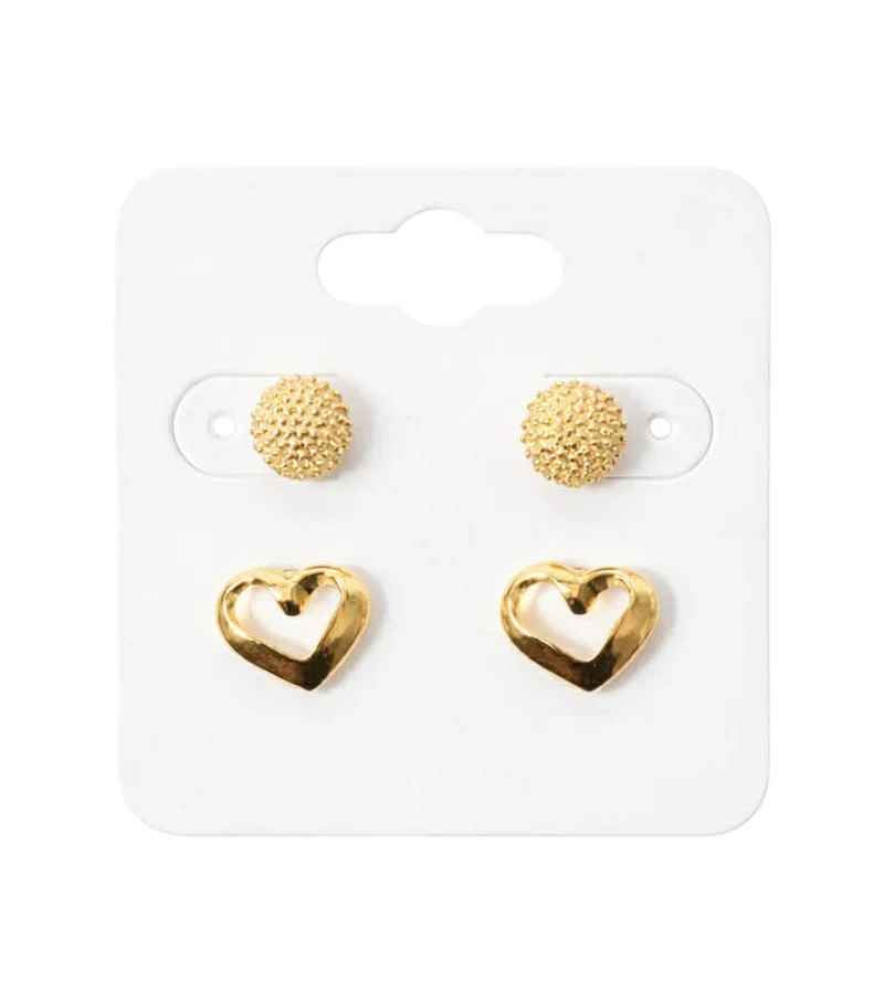 2Paires Ensemble De Mini Boucles D'Oreilles Clous