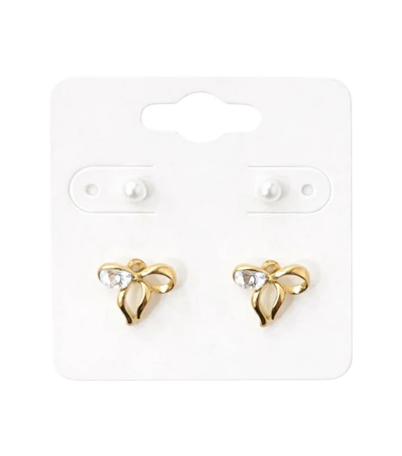 Lot De 2 Paires De Boucles D'Oreilles - Strass Brillant Et Étoile Solaire