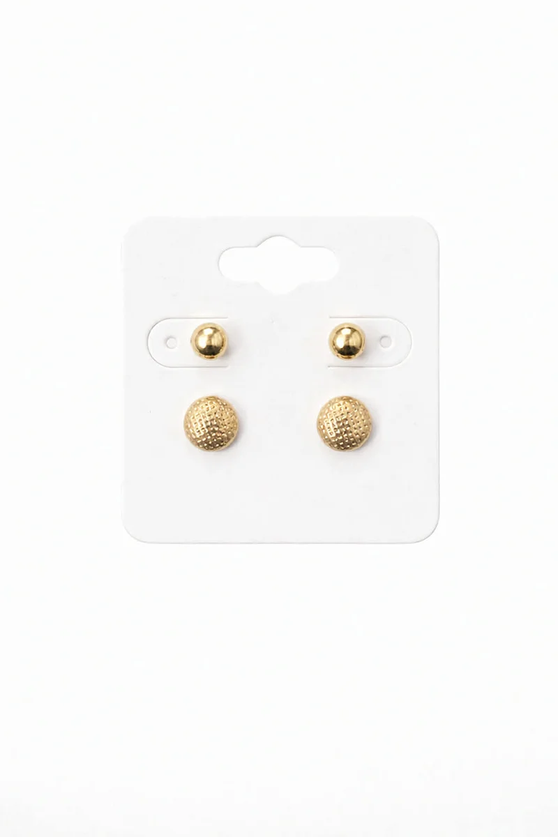 2Paires Ensemble De Mini Boucles D'Oreilles Clous