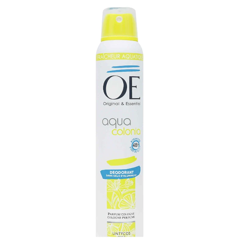 Oe Originel & Essentiel Aqua Colonla Déodorant Efficacité 48H