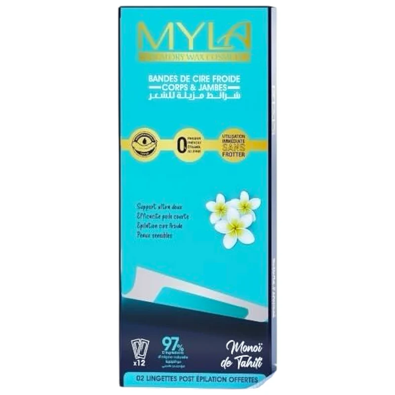 Myla Bande De Cire Corps Et Jambe Monoi De Tahiti