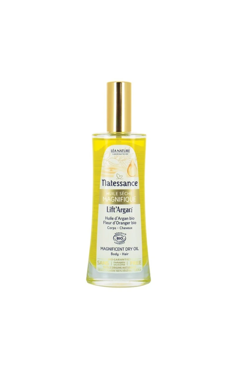 Huile sèche magnifique bio - Argan & fleur d'oranger - 100 ml