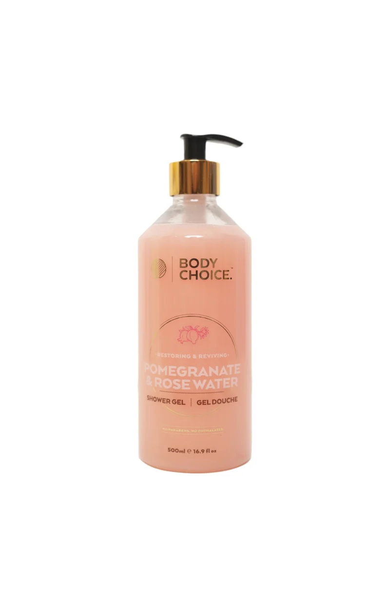 Gel douche hydratant - Grenade & eau de rose - 500 ml