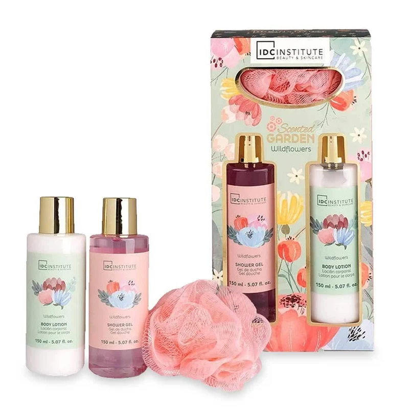 Idc Institute Set doccia perfetta bagno profumato garden 3 pezzi — Set bagno
