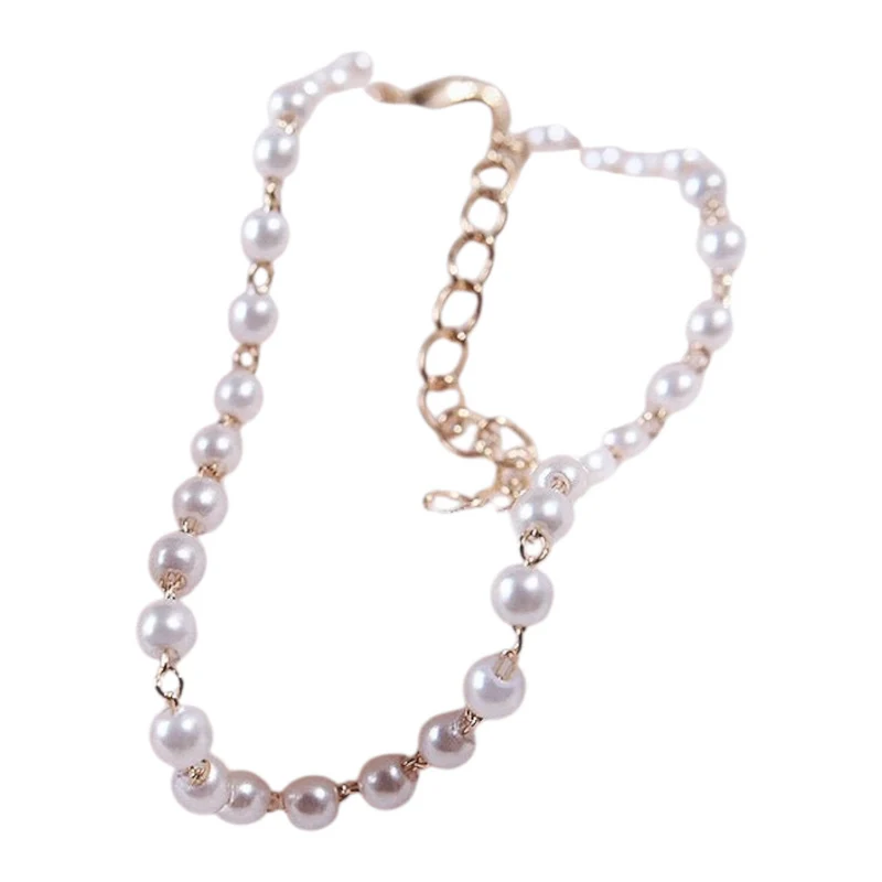 Ke Aloha Jewelry Dainty Pearl Linked Bracelet