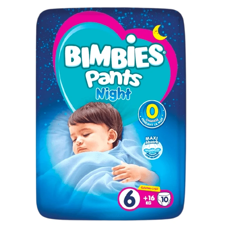 Bimbies Pants Night Small Pack Junior Plus Maxi Absorb +16K 6
