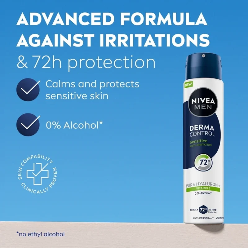 Nivea Men Derma Control Sensitive Anti-Perspirant Spray
