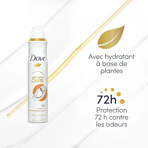 Dove Déodorant Femme Advanced Care Fruit De La Passion Et Citronnelle 72H De Protection Spray