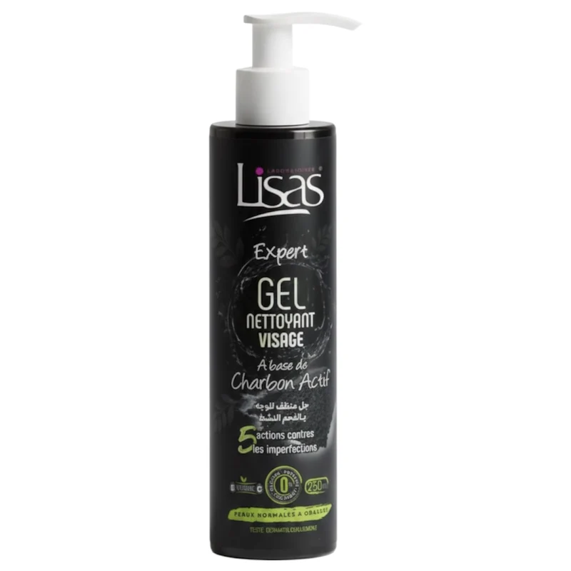 Lisas Gel Nettoyant Charbon Actif