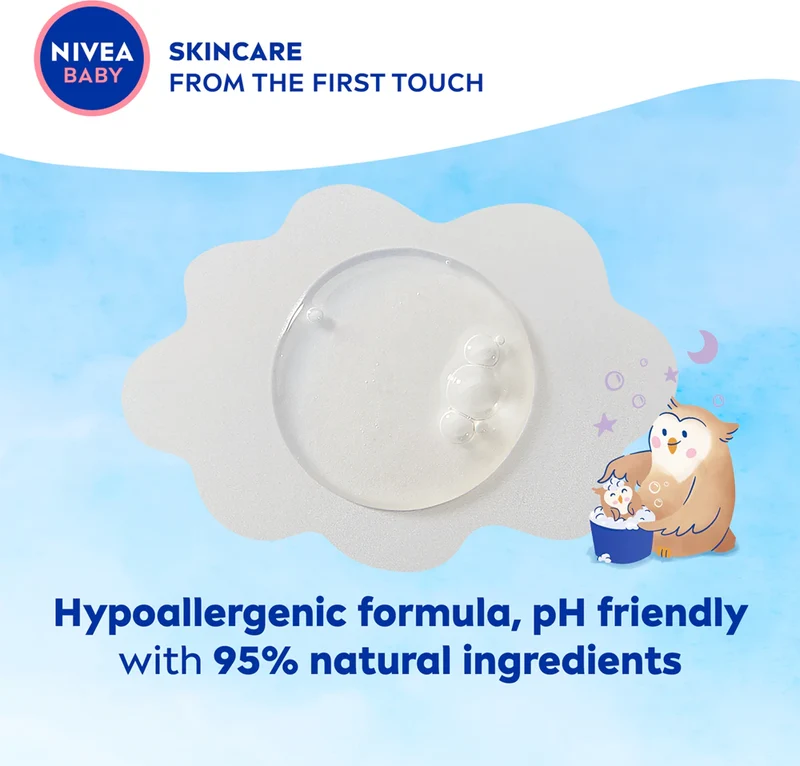 Nivea Baby Bed Time Gel De Douche Corps Et Cheveux