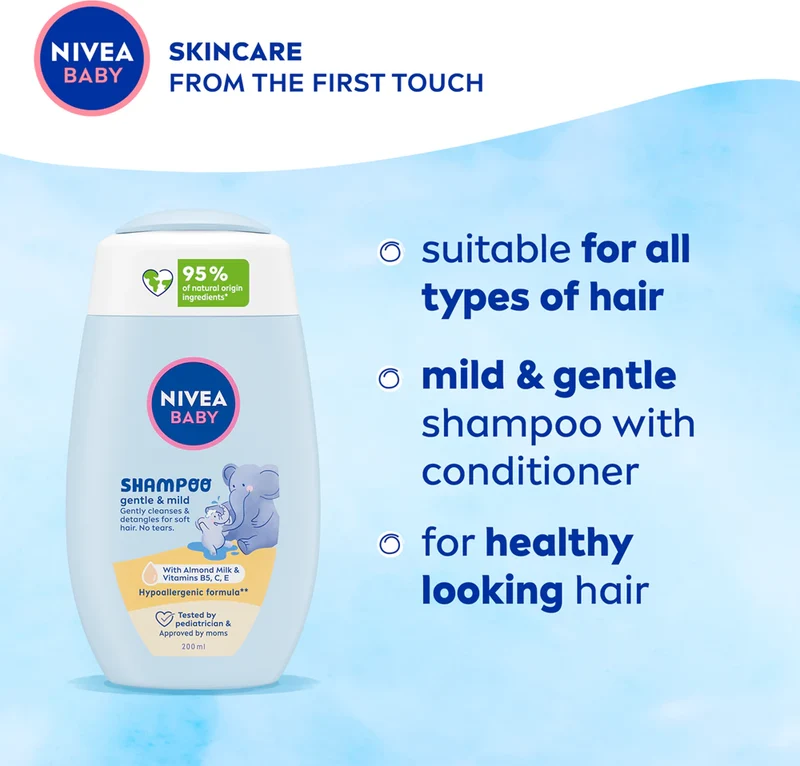 Nivea Baby Shampoing Doux Pour Enfant Gentle And Mild