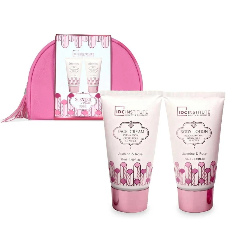 Idc Institute Set luminosità on the go bagno profumato rose — Set bagno