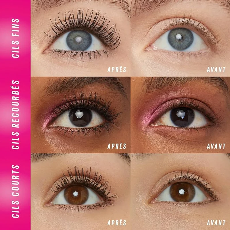 Maybelline New York Mascara Volume & Définition Effet Cils Déployés 360° Tenue 24H Sans Paquet Sensational Firework Very Black