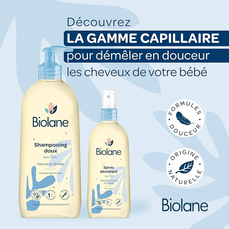 Biolane Spray Démêlant Bébé