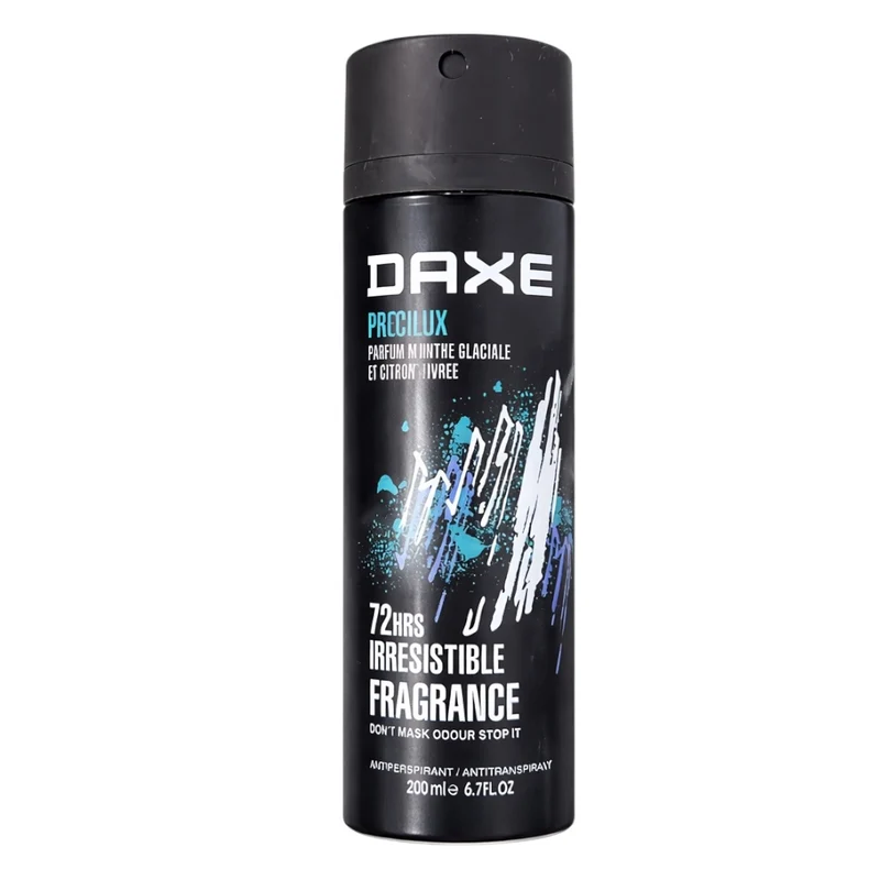 Daxe Precilux – Déodorant Antitranspirant 72H Parfum Menthe Glaciale & Citron Givré