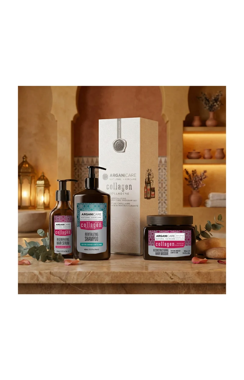 Coffret revitalisant - Collagène - Cheveux fins, dévitalisés & sans volume - 3 produits