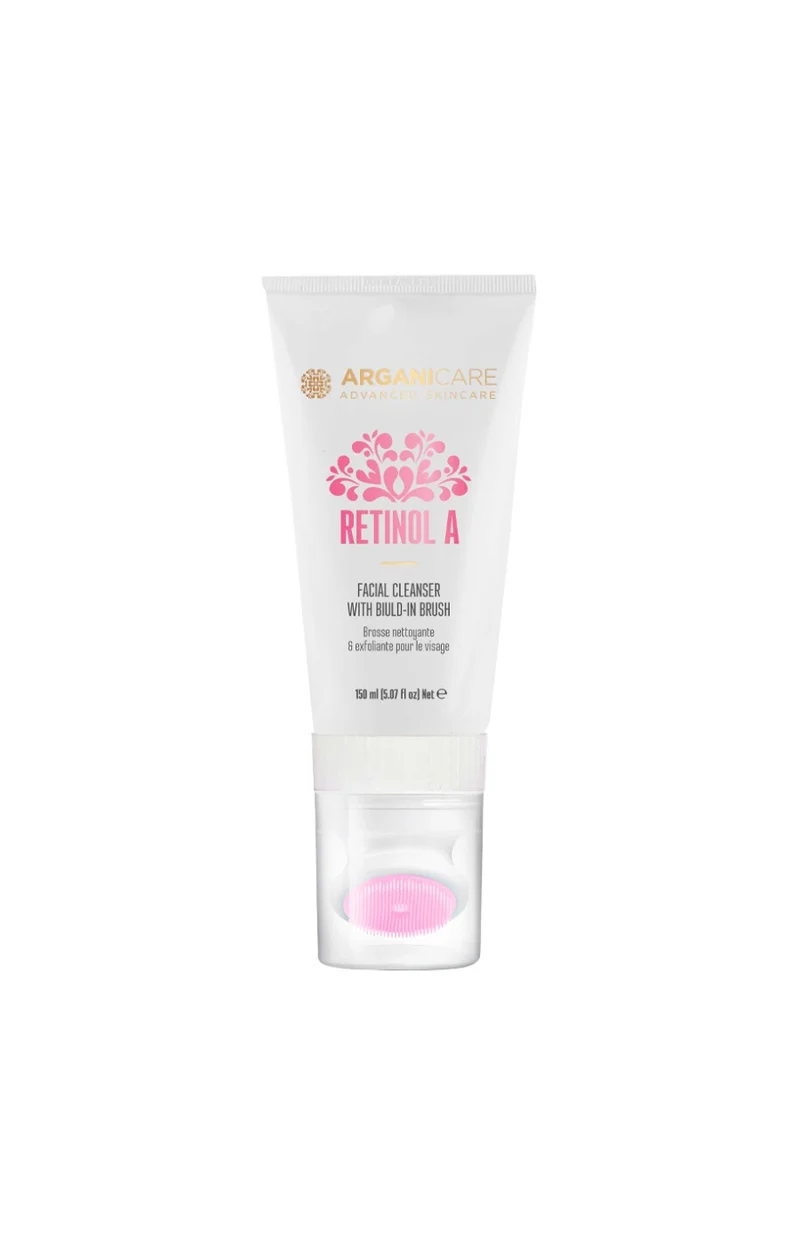 Nettoyant & exfoliant avec brosse - Rétinol - Visage - 150 ml