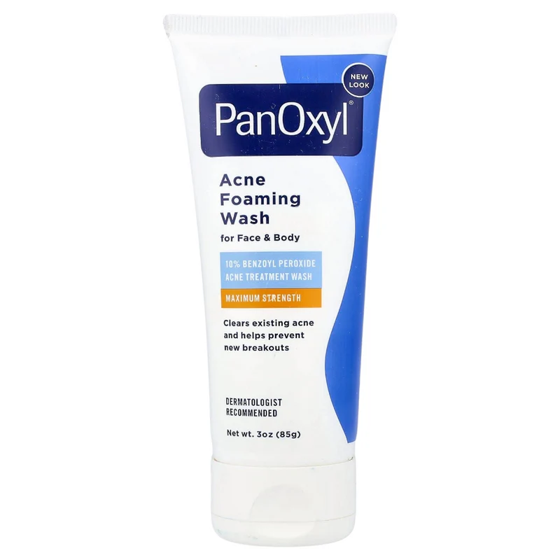 Panoxyl Nettoyant Moussant Contre L'Acné Pour Le Visage Et Le Corps Efficacité Maximale