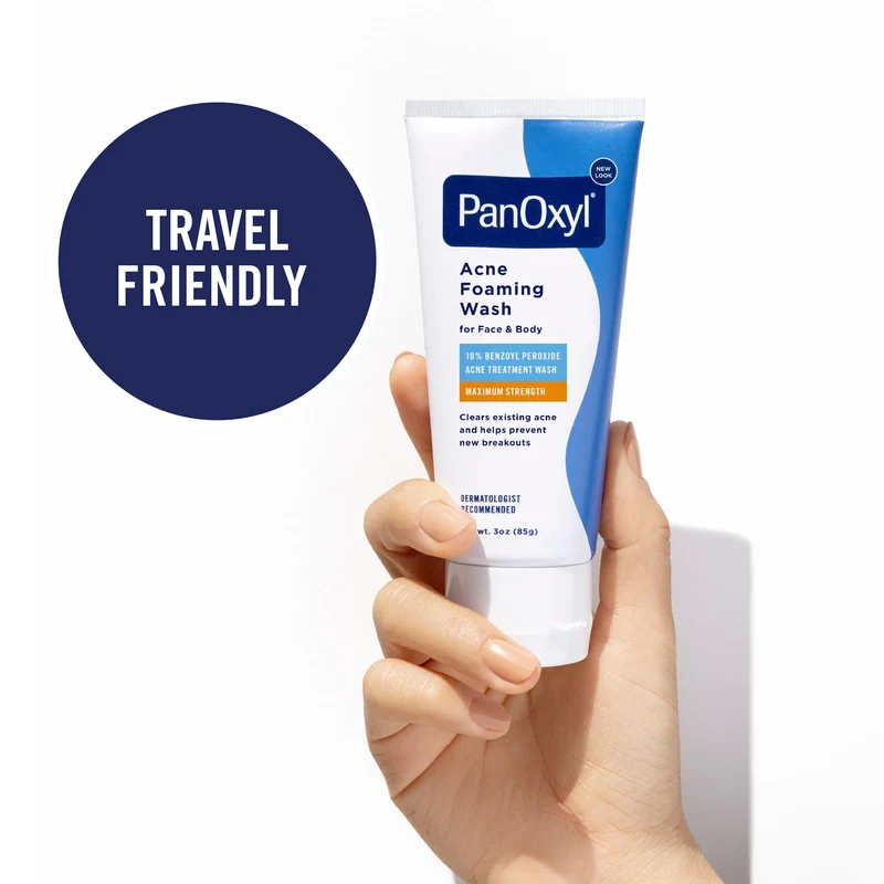 Panoxyl Nettoyant Moussant Contre L'Acné Pour Le Visage Et Le Corps Efficacité Maximale