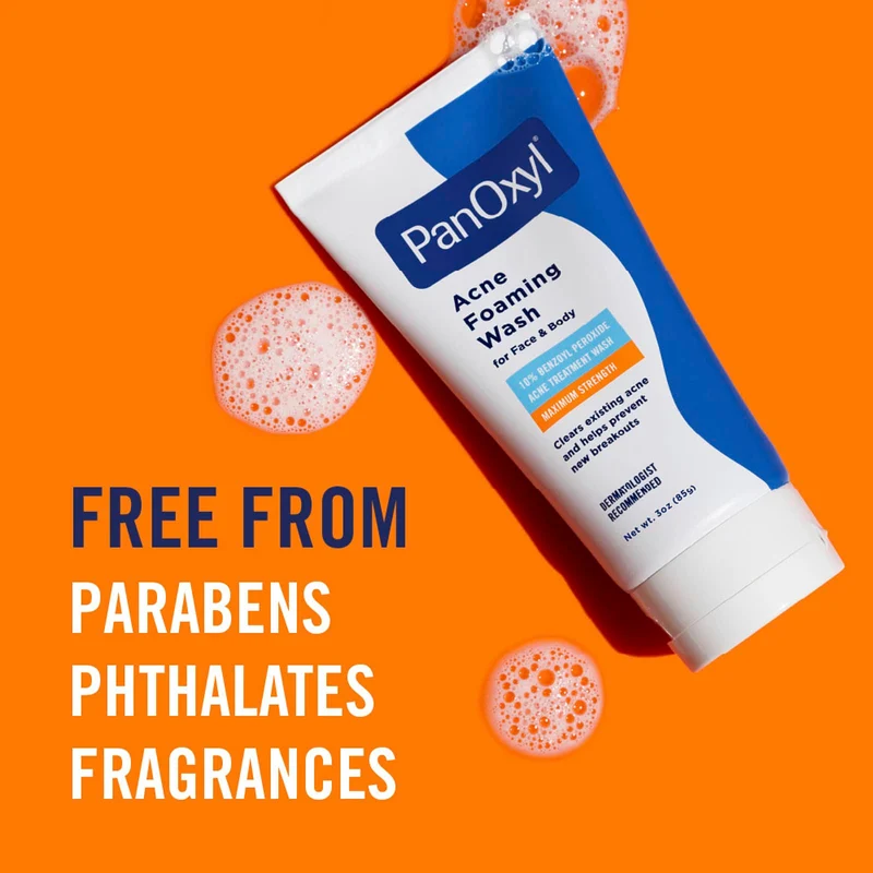 Panoxyl Nettoyant Moussant Contre L'Acné Pour Le Visage Et Le Corps Efficacité Maximale