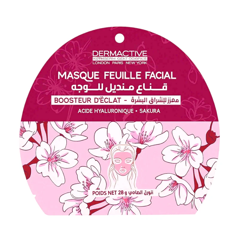 Dermactive Face Care Experts London Paris New York Masque Feuille Facial Boosteur D'Éclat