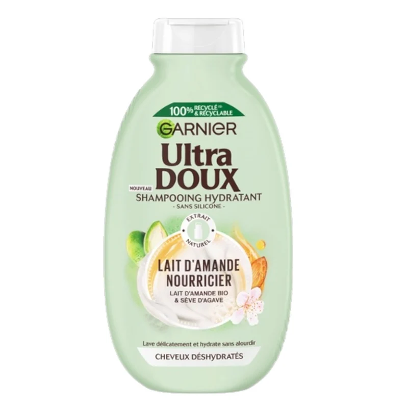 Garnier Ultra Doux Shampoing Lait D'Amande Nourricier