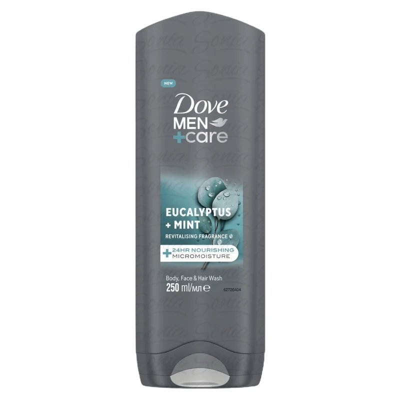 Dove Men+Care Encalyptus + Mint Gel Douche Corps Et Visage