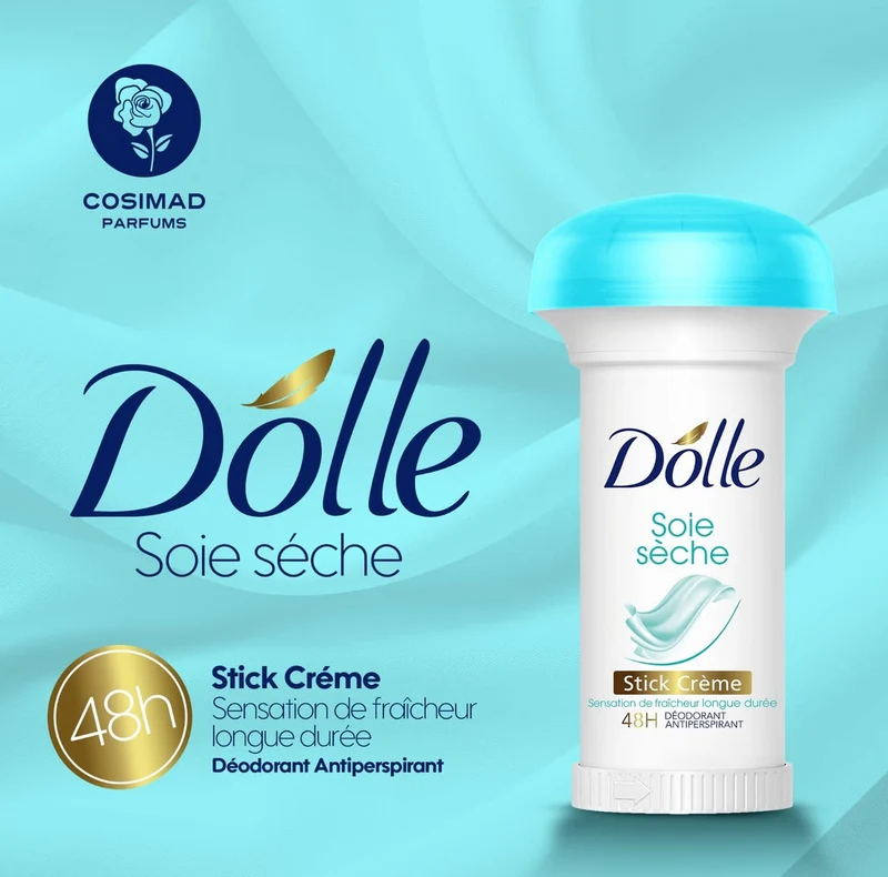 Dolle Déodorant Soie Sèche Stick Crème 48H