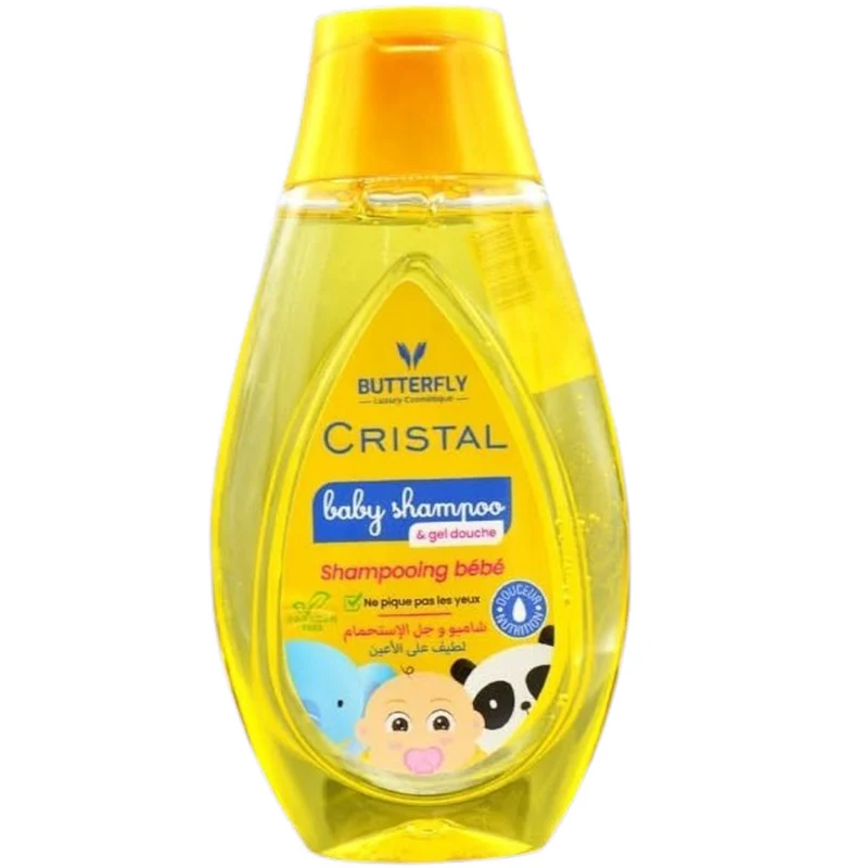 Butterfly Cristal Shampoing Bébé Gel Douche
