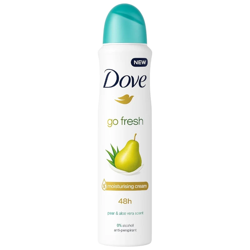 Dove Go Fresh Déodorant Anti-Transpirant 48Hparfum Poire & Aloe Vera 0% Alcool Spray