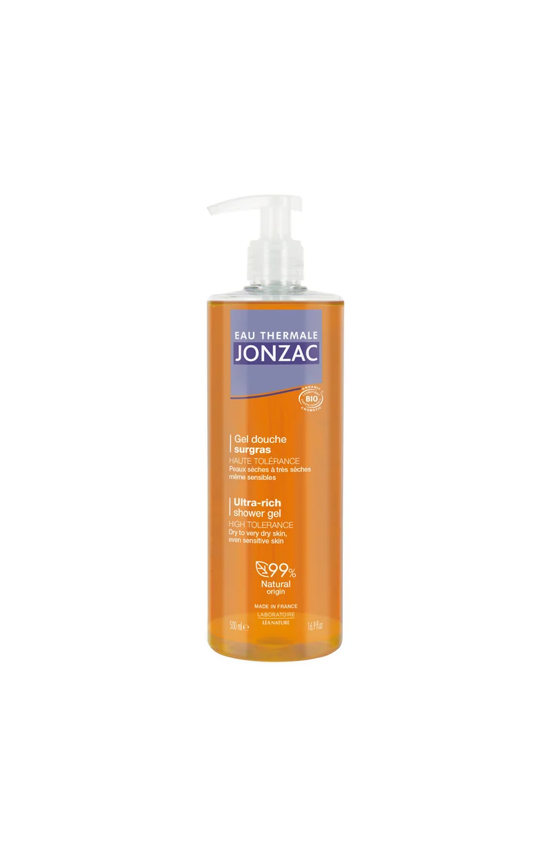 Gel douche haute tolérance bio - Surgras - Corps - 500 ml