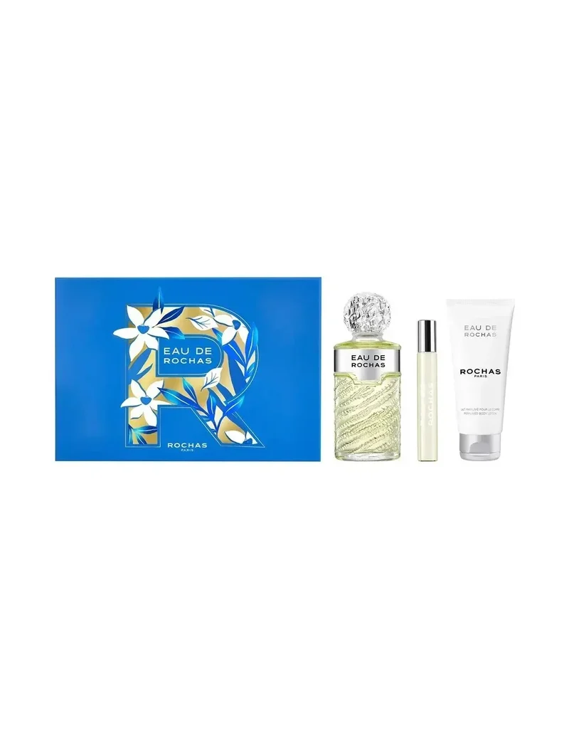 Rochas Eau de Rochas Eau de toilette 100 ml + Latte corpo 100 ml + Eau de toilette 20 ml — Cofanetto