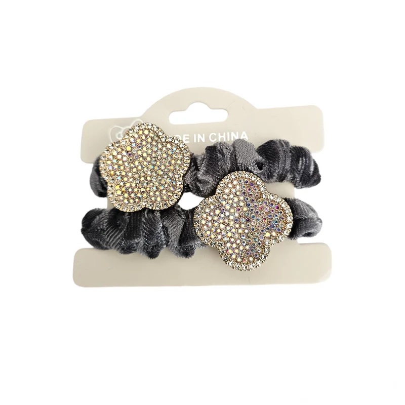 2Pcs Élastiques À Cheveux En Soie Couleur Unie Bandeaux Pour Queue De Cheval Pour Cheveux Épais Et Fins Accessoires Pour Cheveux Femmes Filles