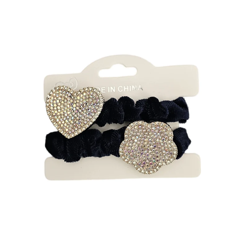 2Pcs Élastiques À Cheveux En Soie Couleur Unie Bandeaux Pour Queue De Cheval Pour Cheveux Épais Et Fins Accessoires Pour Cheveux Femmes Filles