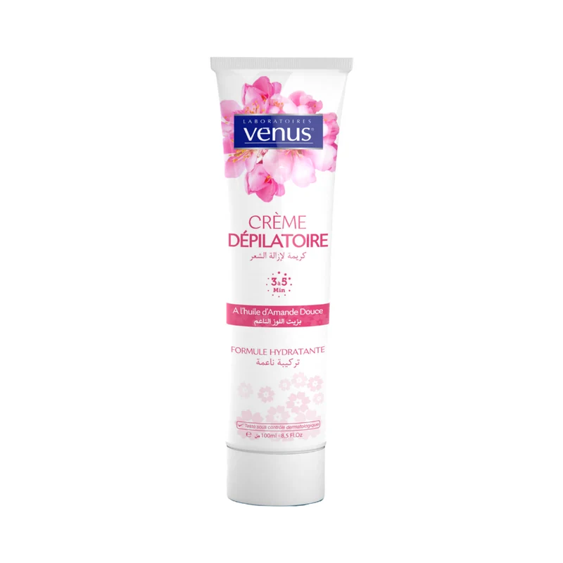 Venus Créme Dépilatoire Formule Hydratante L'Extrait De Rose