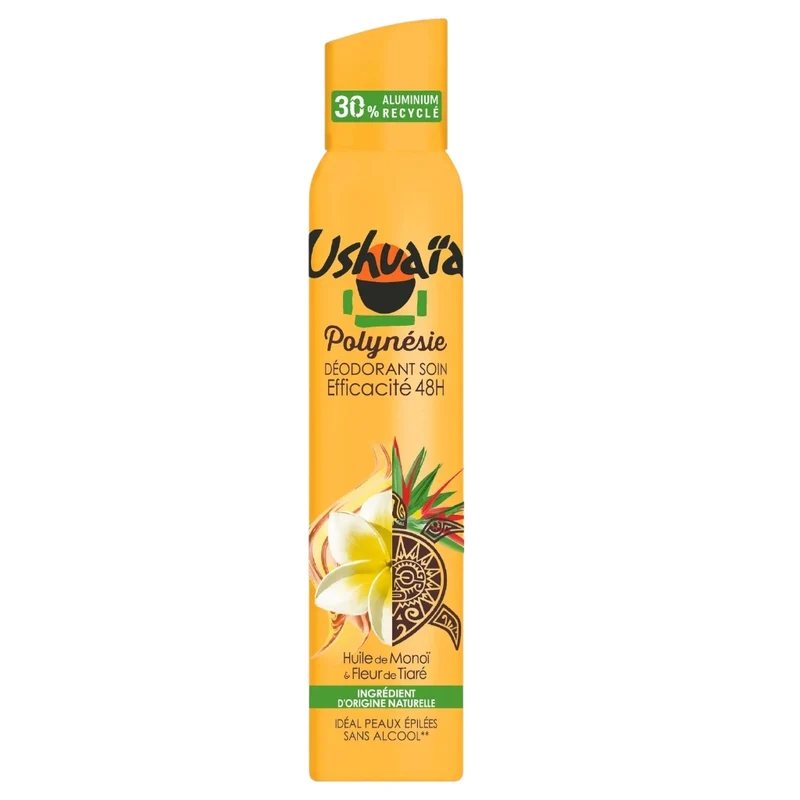 Ushuaïa Déodorant Polynésie Huile De Monoï & Fleur De Tiaré