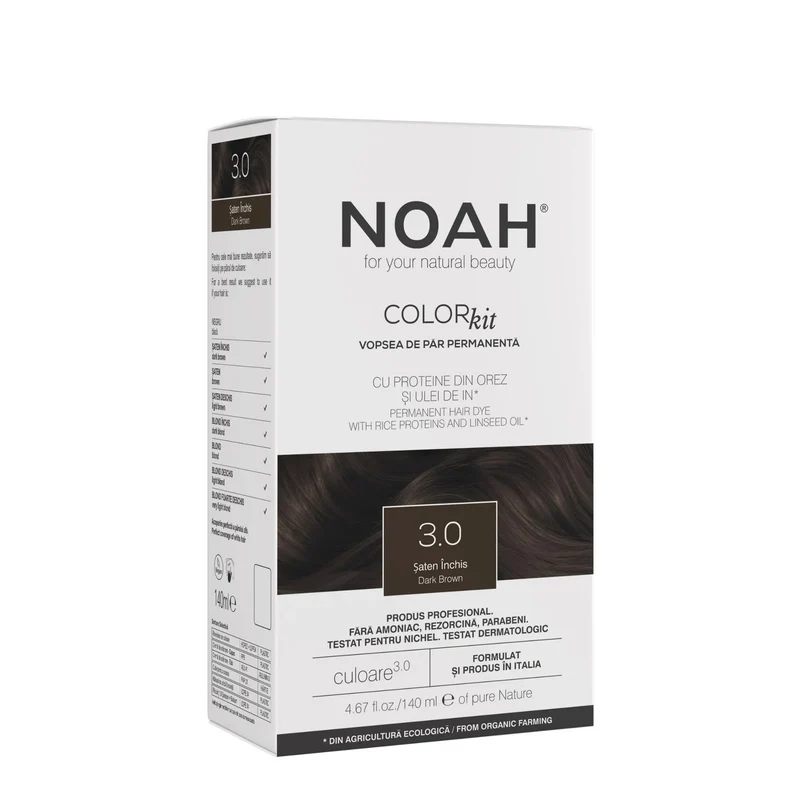 Noah Colorazione permanente capelli 3.0 Castano Scuro 140 ml — Colorazione capelli