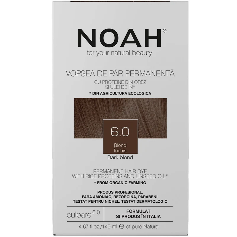 Noah Colorazione permanente capelli 6.0 Biondo Scuro 140 ml — Colorazione capelli