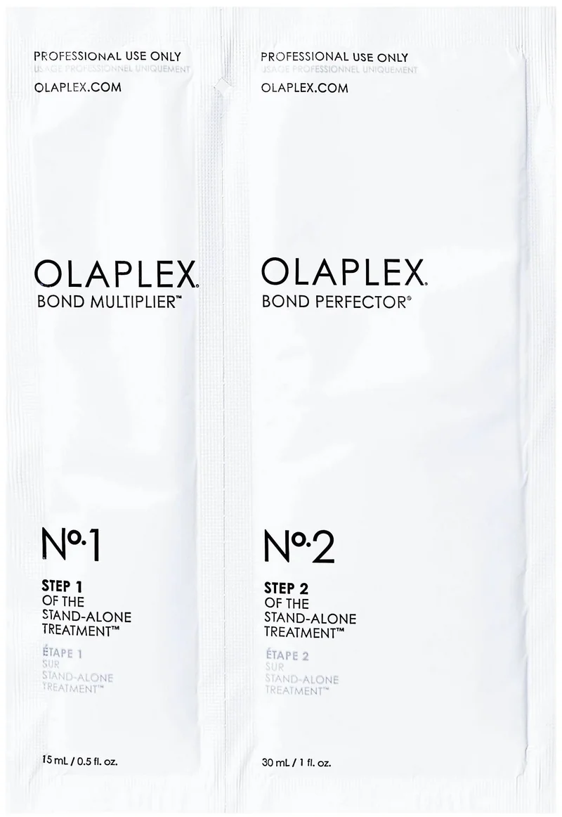 Olaplex Set No.1 Bond Multiplier lozione trattamento + No.2 Bond Perfector crema trattamento 15 ml + 30 ml — Trattamento capelli